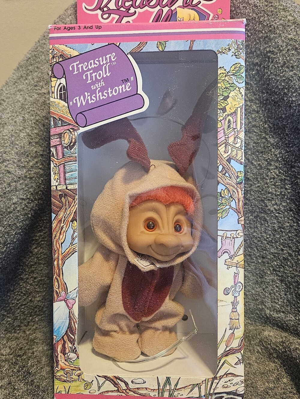 Vintage Wishstone Treasure Troll-with original box
